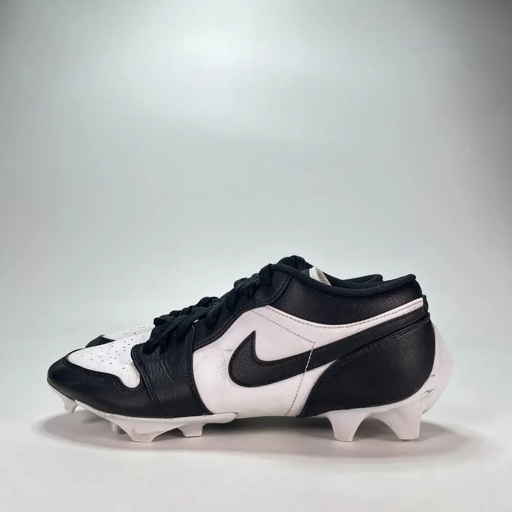 Air Jordan 1 Low TD Panda Athletic Football Cleat FJ6245-100 Men's Size 10.5